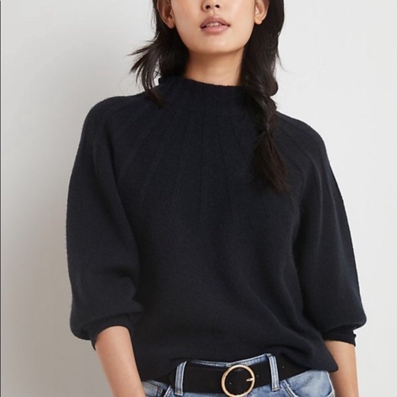 Anthropologie Sweaters - Anthropologie Liora Tie-Back Sweater in Black